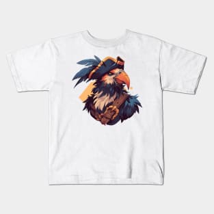 pirate parrot Kids T-Shirt